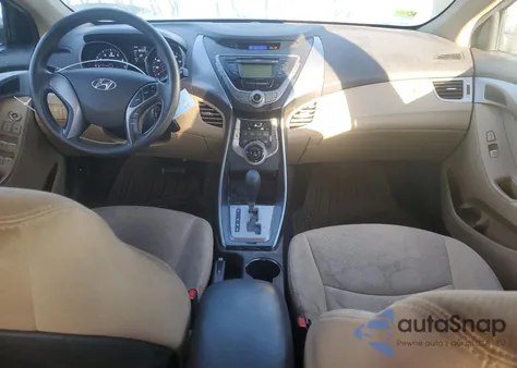 2013 Hyundai Elantra Gls из США, поврежденный, VIN 5NPDH4AE4DH193810